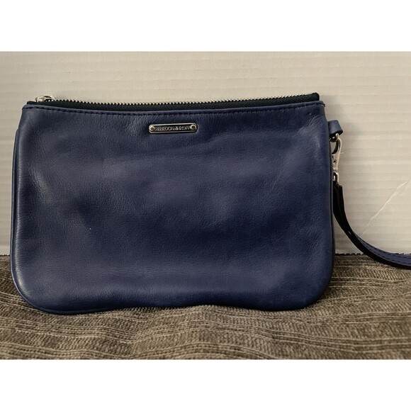 Rebecca Minkoff Womens Skinny MAC Wristlet Leather Clutch - Picture 8 of 8